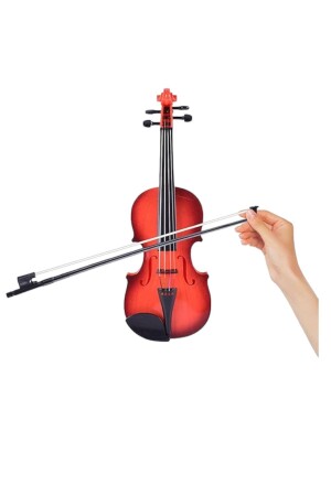 Batteriebetriebene beleuchtete Violine 39 cm – lustiges Musikspielzeug, batteriebetriebene Violine - 8