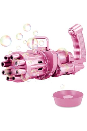 Batteriebetriebene Schaumstoff-Spielzeugpistole, Schaummaschine, Seifenblasenmaschine, rosa, 500 ml, Schaumstoff, Geschenk dop12568146igo - 2