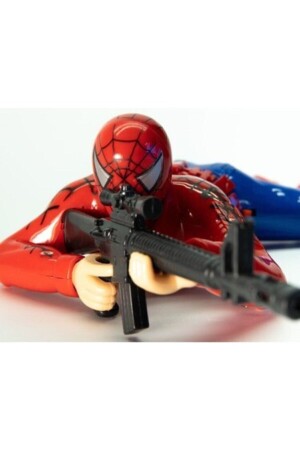 Batteriebetriebener, bodenkriechender Spiderman, kriechender, batteriebetriebener bewaffneter Soldat PRA-4907295-6913 - 7