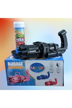 Batteriebetriebenes Schaumspielzeug, Seifenblasenmaschine, Seifenblasenmaschine, 50 ml, Seifenblasenflüssigkeit, 2483 - 2