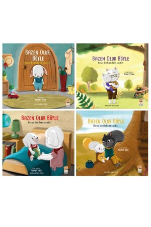 Bazen Olur Böyle Serisi 4 Kitap Set - Biraz Korktum Sanki-biraz Kıskandım Sanki -kızdım-üzüldüm - Sincap Kitap
