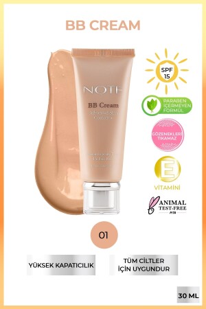 BB Cream 01 Natürlicher Concealer mit feuchtigkeitsspendender Wirkung LSF 15 BB Cream - 1