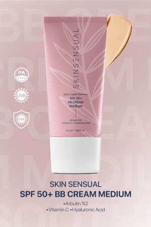 BB Cream Medium 50 Spf Uva/Uvb Pa++++ Helligkeit und Vitalität - Skin Sensual