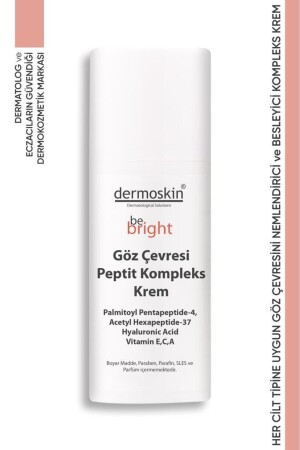 Be Bright Göz Çevresi Peptit Kompleks Krem 15 ml - Dermoskin