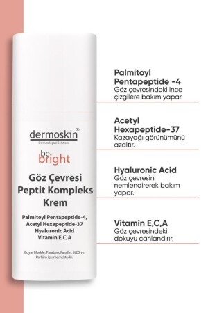 Be Bright Göz Çevresi Peptit Kompleks Krem 15 ml - 4