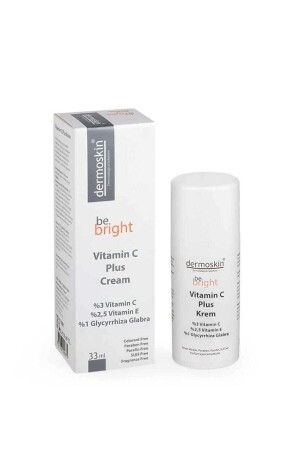 Be Bright und feuchtigkeitsspendende Vitamin C Plus Creme 33 ml 8697796000875 - Dermoskin