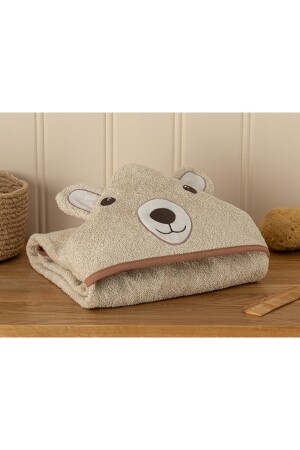 Bear Pamuk Bebe Havlu 75x75 Cm Kahve 10039304 - 3