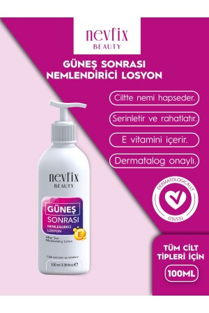 Beauty 100 ml Güneş Sonrası Nemlendirici & Ferahlatıcı Losyon Vitamin E nevfixgnsonrasılosyon - 1