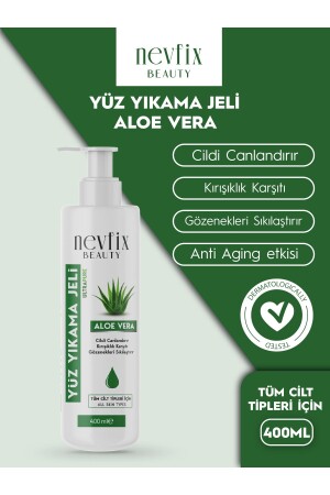 Beauty Aloe vera Yüz Yıkama Jeli 400 ML nevfixaloeverayüzyıkama - 2