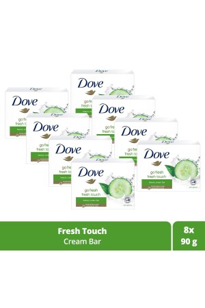 Beauty Cream Bar Katı Güzellik Sabunu Fresh Touch Nemlendirici Etkili 90 G X8 Adet - 1