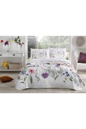 Beauty Doppelbett-Bettwäsche-Set aus 100 % Baumwolle 8682475082877 - 1