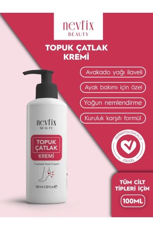 Beauty Heel Crack Cream 100 ml für trockene und beschädigte Fersen nevfixtopukçaslak - 3