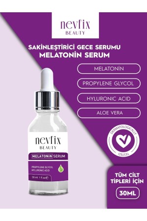 Beauty Melatonin Nachtserum 30 ml Das erste und einzige in der Türkei NevixBeautyMelatoninserum - 1