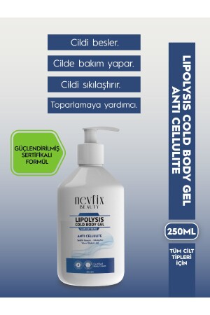 Beauty Profesyonel Selülit Ve Çatlak Karşıtı- Bölgesel Incelme Için Soğuk Lipoliz Jel 250 Ml - 1