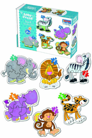 Bebeğimin Ilk Hayvanlar Puzzle 4'lü Seti Diy-Toy Baby Puzzle - 2