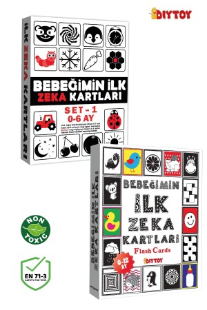 Bebeğimin Ilk Zeka Kartları 0-12 Ay- Erken Eğitim Zeka Kartları 0-6 Ay - 2