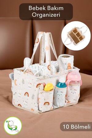 حقيبة رعاية الأطفال متعددة الأغراض مع المكونات حقيبة الأطفال المستشفى منظمة رعاية الأطفال مع المكونات - Meleni Baby