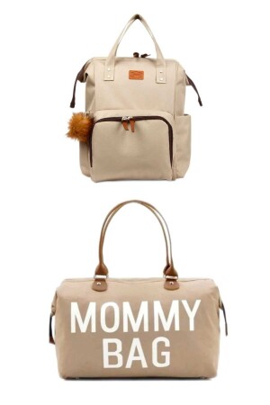 حقيبة ظهر رعاية الطفل مع زجاجة حرارية و حقيبة الأم - Yerli Baby