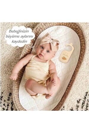 Bebek Çocuk Dolap Organizer Bebek Kıyafet Ayırıcı Askılık Ayraç 0- 24 Aylık Anı Kartları 7 Adet - 2