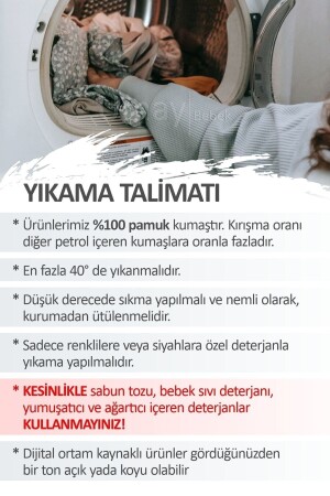Bebek Nevresim Takımı, Çarşaf - %100 Pamuk UMAY413 - 5