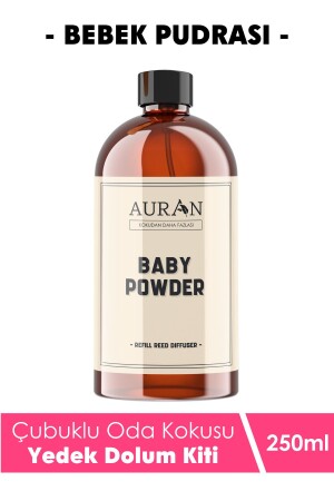 Bebek Pudrası Yedek Çubuklu Oda Ve Ortam Kokusu Esansı Yedek Dolum Şişe Baby Powder 250ml - Auran