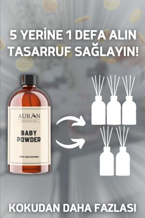 Bebek Pudrası Yedek Çubuklu Oda Ve Ortam Kokusu Esansı Yedek Dolum Şişe Baby Powder 250ml - 7