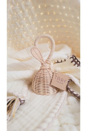 (MNZ) - طفل جرذة (Baby Rattan) - بامبو (Rattle) - (Maracas) - هدية للطفل - لعبة صحية - ديكور غرفة الطفل - Tarf