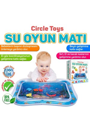 Bebek Su Matı Tummy Time Aktivite Oyuncağı Su Havuzu CRCL-116A - 4