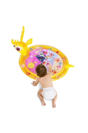 Bebek Su Oyun Matı Tummy Time Aktivite Oyuncağı Su Havuzu - Geyik (Jumbo Boy) - 3