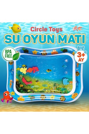 Bebek Su Oyun Matı Tummy Time Karın Üstü Aktivite Zamanı CRCL-116-1 - 3