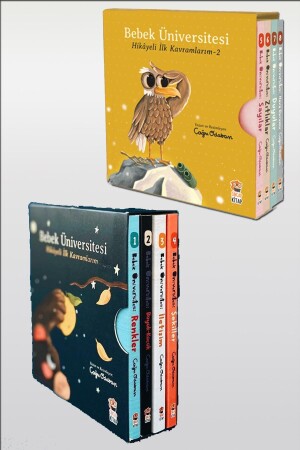 Bebek Üniversitesi 2 Set Bir Arada - 8 Kitap Bebek Üniversitesi 1-2 - 1