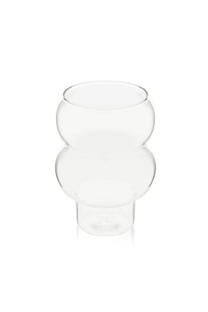 Becher aus rauem Borosilikatglas – transparent – ​​520 ml - 4