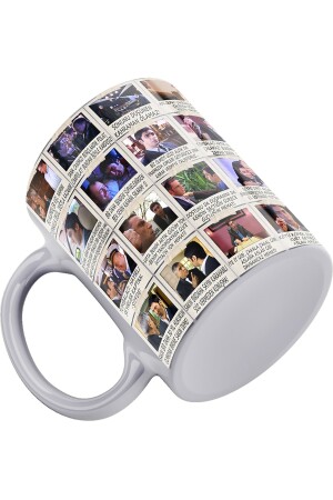 Bedruckte Tasse „Valley of the Wolves“-Serie „Polat Scenes“, Holzuntersetzer mit Geschenk - 5