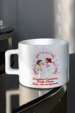 Bedruckte Tee-Kaffeetasse, Geschenk für Liebhaber, der seinem Liebhaber einen Heiratsantrag macht - 2