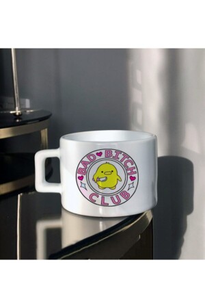 Bedruckte Tee- und Kaffeetasse im Bad Bitch Club-Design - 1