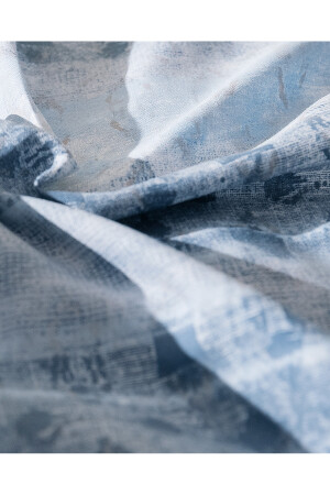 Bedrucktes Bettwäscheset aus 100 % Baumwollkrepp mit Robin-King-Size-Bett – Blau NT0000000071-8682116826105 - 5