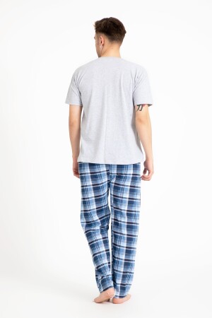 Bedrucktes Herren-Pyjama-Set mit kurzen Ärmeln 2170-k 2170-K - 4