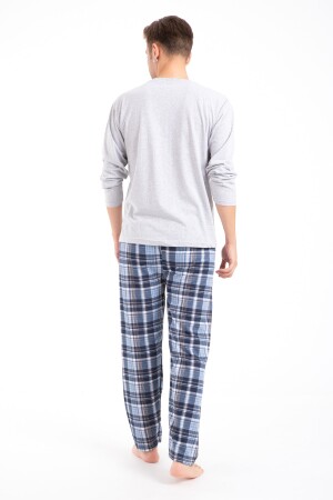 Bedrucktes Herren-Pyjama-Set mit langen Ärmeln 2170 TP-2170 - 4