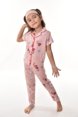 Bedrucktes Mädchen-Pyjama-Set „Snow Queen“ TDRKPTKCMPN01 - 1