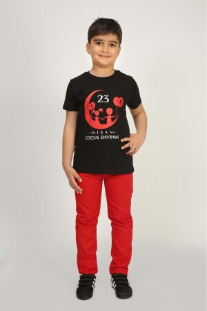 Bedrucktes Unisex-Kinder-T-Shirt „23. April“ 10860-1 - 7