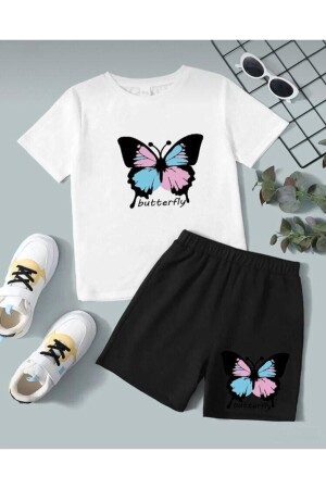 Bedrucktes Unisex-Shorts-Set für Kinder - 1