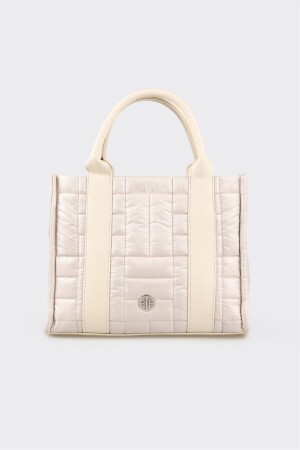 Beige Damenhandtasche - 1