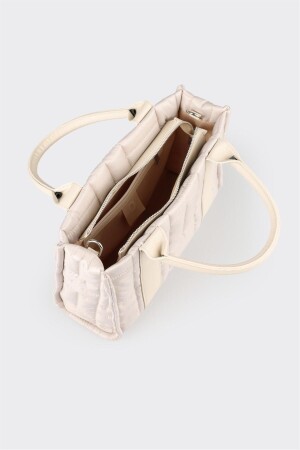 Beige Damenhandtasche - 5