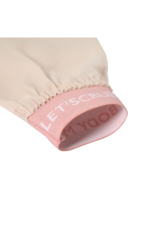 Beige Elastic Bath Shower Scrub Peeling-Handschuh 100 % Flush Silk für Damen und Herren Beigelastiklikese - 4
