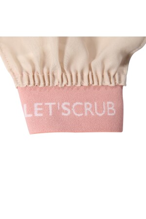 Beige Elastic Bath Shower Scrub Peeling-Handschuh 100 % Flush Silk für Damen und Herren Beigelastiklikese - 6