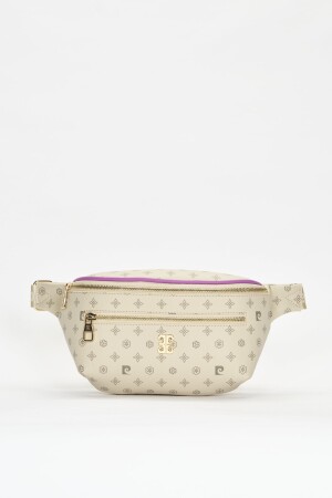 Beigefarbene Damen-Gürteltasche mit Monogramm 05PO22Y1542 - 4