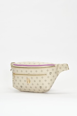 Beigefarbene Damen-Gürteltasche mit Monogramm 05PO22Y1542 - 5