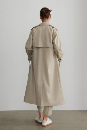 Beiger Neuauflage 1980 Trenchcoat 41813566 - 7