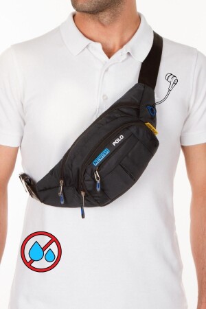 حقيبة الخصر والكتف المقاومة للماء مع منفذ سماعات الرأس - Adelina Bags