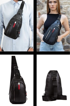 كيس الصدر والكتف مع سماع سماع جاك يومي كيس السفر - Newish